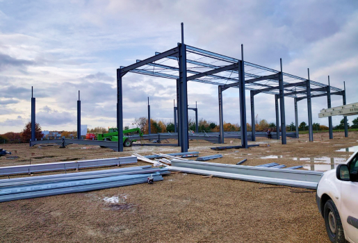 charpentes métalliques à Mennetou-sur-Cher près de Romorantin-Lanthenay dans le Loir-et-Cher 41